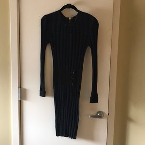 Marc Jacobs long sleeved cotton ribbed dress
